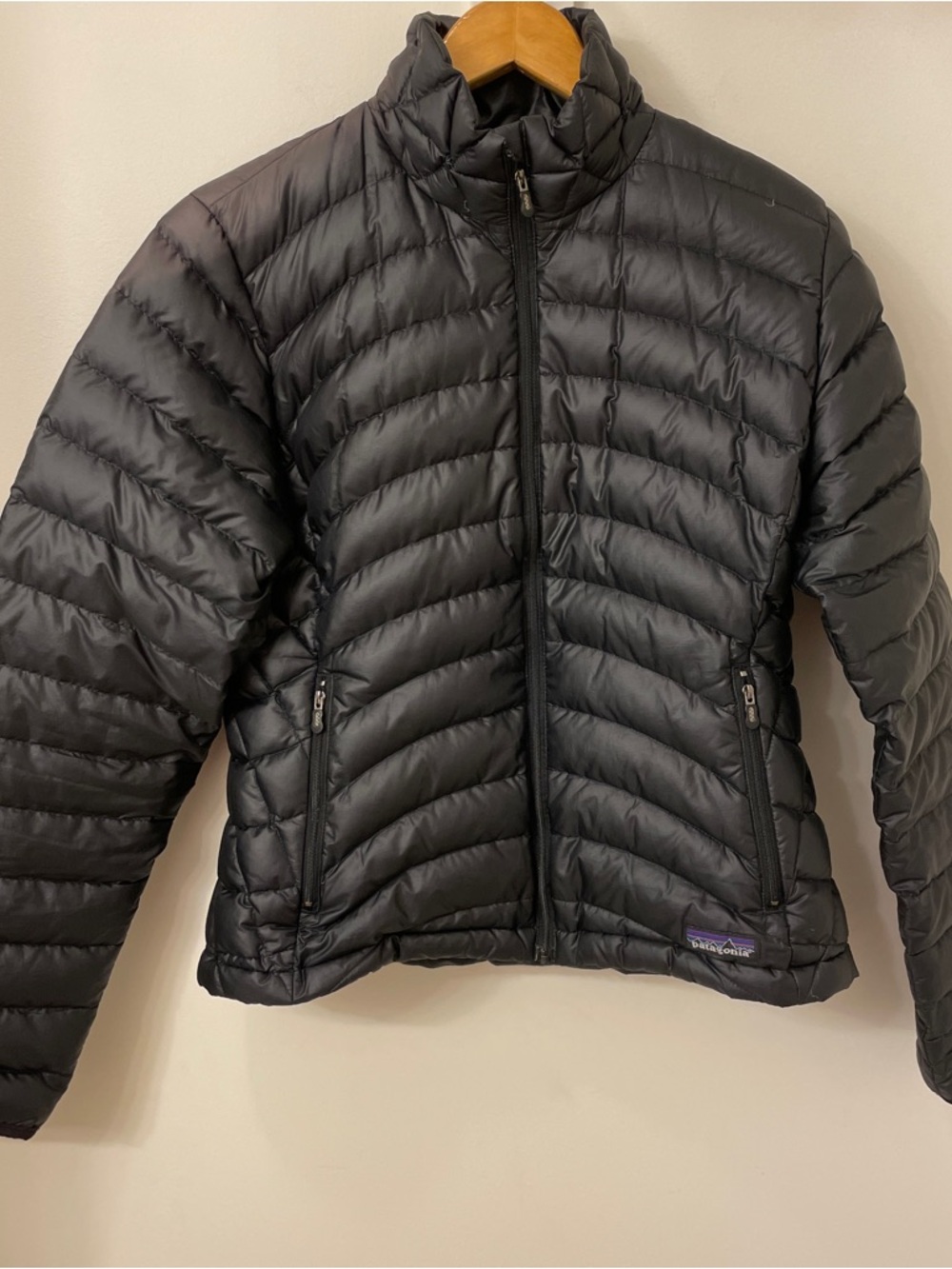 Patagonia Nano Puff Jacket Women's Small Black Full Zip Puffer Outdoor
